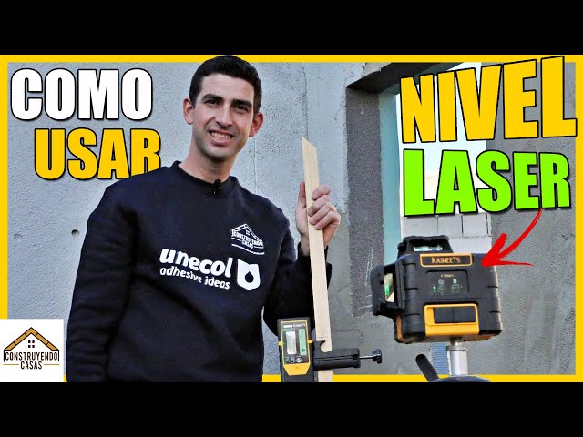 COMO USAR NIVEL LASER AUTONIVELANTE 360 LINEAS VERDES BREMEN TOOLS 