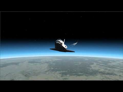 FSX Space Shuttle Atlantis flight