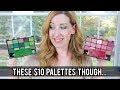 NEW $10 HARD CANDY PALETTES FROM WALMART | REVIEW & 4 LOOKS