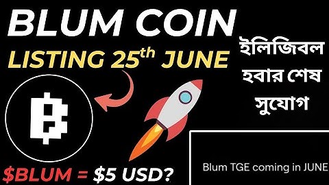 BLUM AIRDROP PRICE PREDICTION | BLUM LISTING DATE | BLUM NEW UPDATE