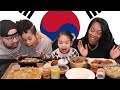 BLACK AND CHINESE FAMILY TRY KOREAN FOOD FOR THE FIRST TIME - EPIC KOREAN MUKBANG!