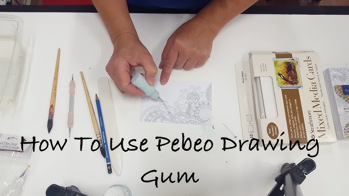 Pebeo Drawing Gum - High Precision Masking Fluid Marker .07mm (with spare  tip) 