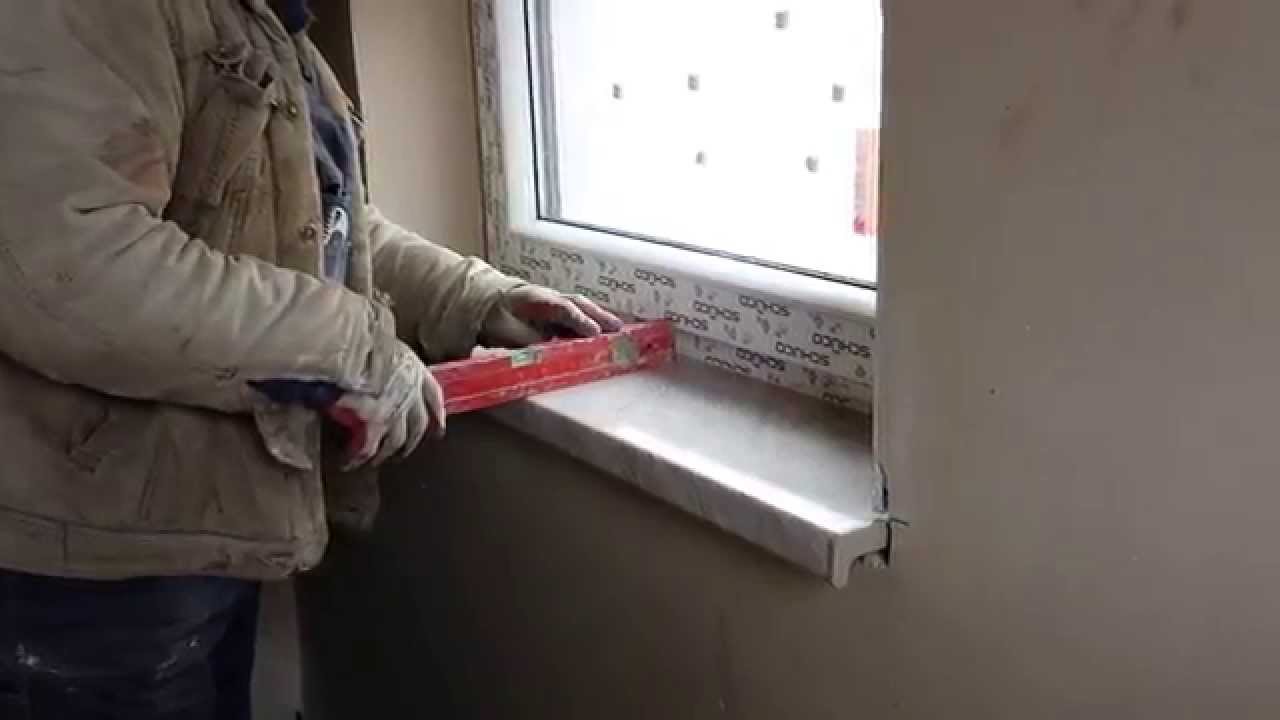 Mocowanie parapetu wewnętrznego Materiały budowlane