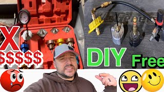 DIY: HOW TO BUILD A COOLANT - FUEL - POWER STEERING PRESSURE TESTER FOR FREE WITH JUNK PARTS