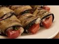 Языки из баклажанов / How to make Grilled eggplant roll-ups ♡ English subtitles