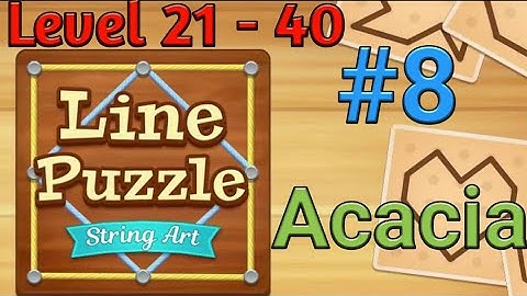 Line Puzzle: String Art [Level 21-40] [Acacia]