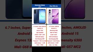 Samsung Galaxy A17 VS Vivo V50 Lite 5G Review &amp; Comparison #smartphone #mobilephone #tech #samsung