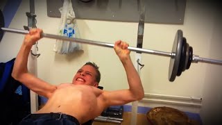 13 years old : Bench Press (104 LBS) 47 kg x 1