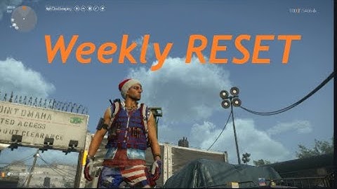 The Division 2 Weekly RESET VIDEO