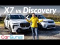 Bmw x7 vs land rover discovery 7seat luxury suvs headtohead