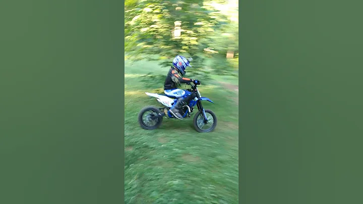 my grandson doing great on his dirt bike