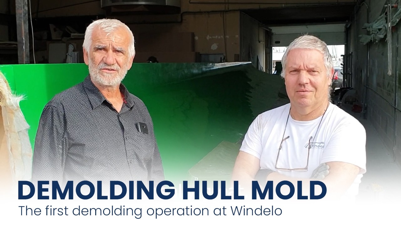 Windelo Démoulage moule de flotteur Demolding hull mold