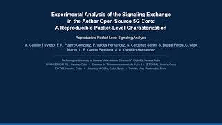 Experimental Analysis of the Signaling Exchange in the Aether Open-Source 5G Core
