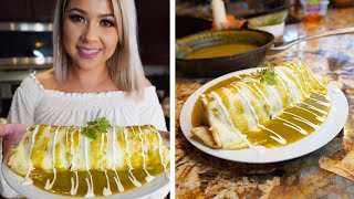HOW TO MAKE GREEN CHILE SMOTHERED BURRITOS