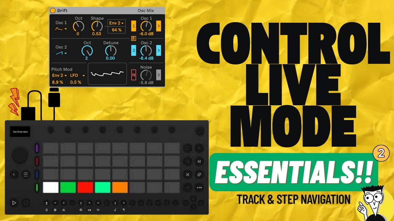 Ableton Control Live Mode Track and Step Navigation - YouTube