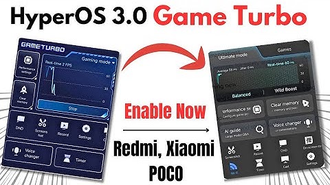 HyperOS 2.0 New Game Turbo Install in Any Redmi, Xiaomi, POCO, HyperOS 2 Ai Game Turbo New Features