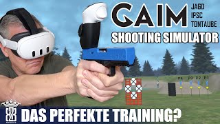 GAIM VR Shooting Simulator Jagd, IPSC, Tontaube trainieren META Quest screenshot 3