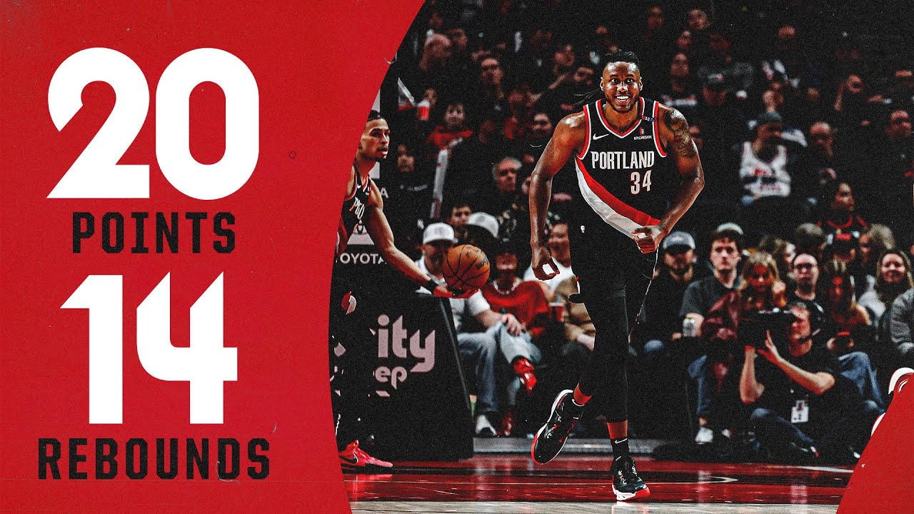 Jabari Walker Highlights | Portland Trail Blazers 141, Charlotte Hornets 88 | February 22, 2025