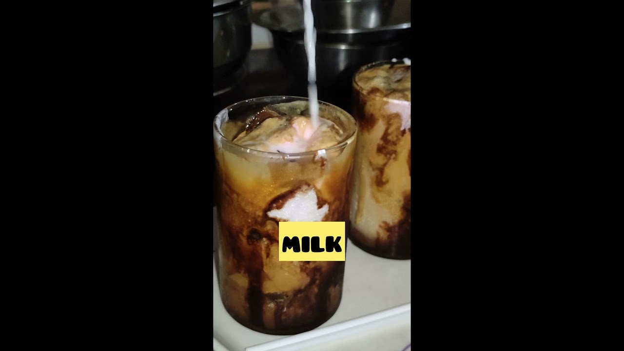 instant cold coffee wth ice-cream 