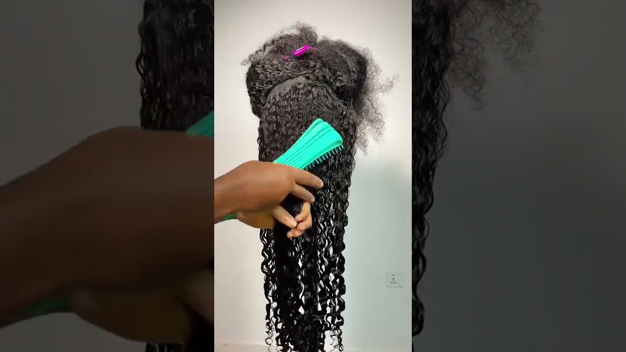 Without Sprayer Still Can Style Curly Hair Well #worldnewhair #wigs #wigtutorial #fypage #hairstyle
