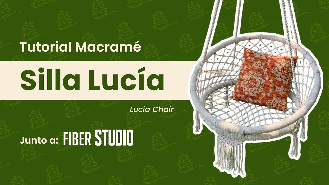 TAPCET Hamaca columpio, silla colgante de macramé con cuerda de