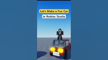 🚗 Build a car in Roblox Studio in just seconds!
