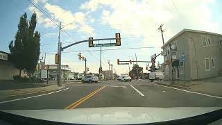 Driving to BankRI on Smithfield on Smithfield Avenue in Pawtucket, Rhode Island
