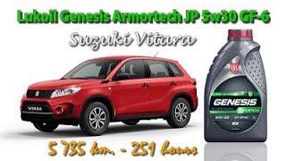 Lukoil Genesis Armortech JP 5w30 (отработка из Suzuki Vitara, 5 735 км., 251 моточас).