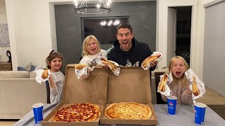 COSTCO FAMILY PIZZA CHALLENGE ? ?