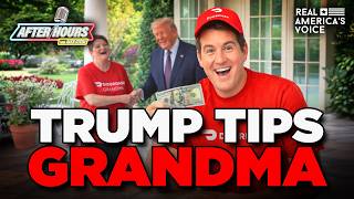 Donald Trump Tips DOORDASH Grandma