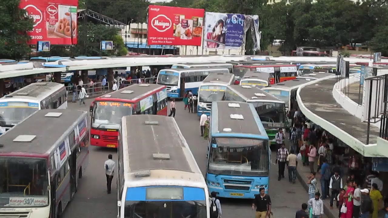 Majestic Kempegowda Bus Station Bangalore Karnataka YouTube