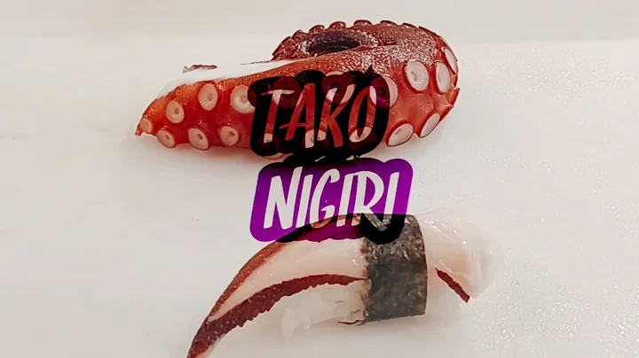 Chef Slices Tako "Octopus" 🐙 For Nigiri