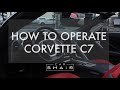 How to operate the corvette c7  carshair