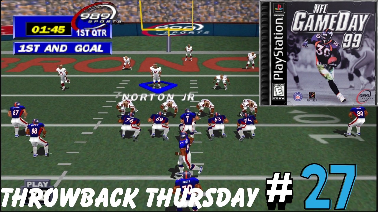 NFL GameDay 99 (PS1) 🏈 PEAK PLAYSTATION FOOTBALL ERA | Throwback Thursday #27