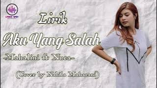 Mahalini x Nuca - Aku Yang Salah (Lirik) (Cover by Nabila Maharani) | Lyrics