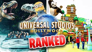 EVERY RIDE at Universal Studios Hollywood RANKED!