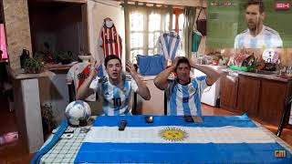 Hinchas Argentinos reaccionan al error de Caballero / Argentina 0/ 3/ Croacia