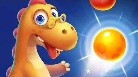 Bubble shooter primitive Dinosaurs - Egg shot - Level 1 and 2