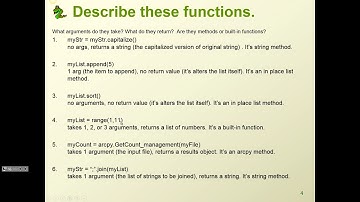 GIS540: User-defined functions (Ch 15)