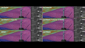 Cinema 4D Redshift Motion Blur Settings Comparison