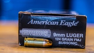 American Eagle 124 gr 9mm suppressor ammo review