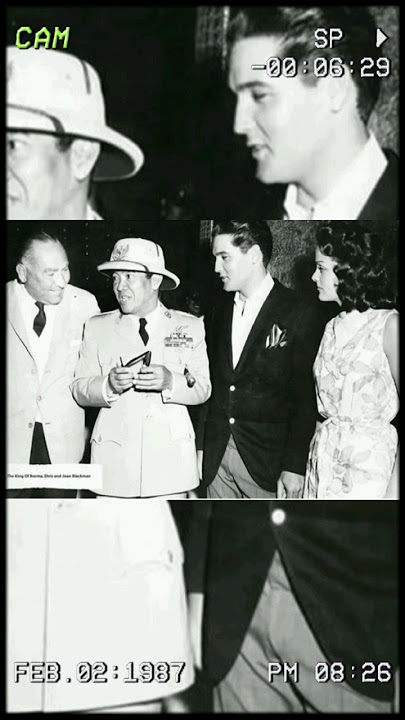 Elvis Presley And President Of Indonesian Ir. Soekarno #shorts