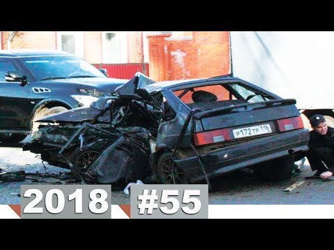 Новые записи АВАРИЙ и ДТП с видеорегистратора #55 Май 08.05.2018