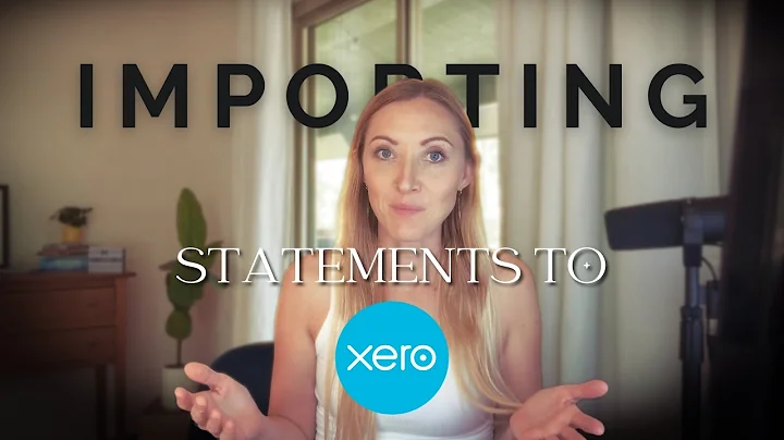 Xero: Importing bank statements