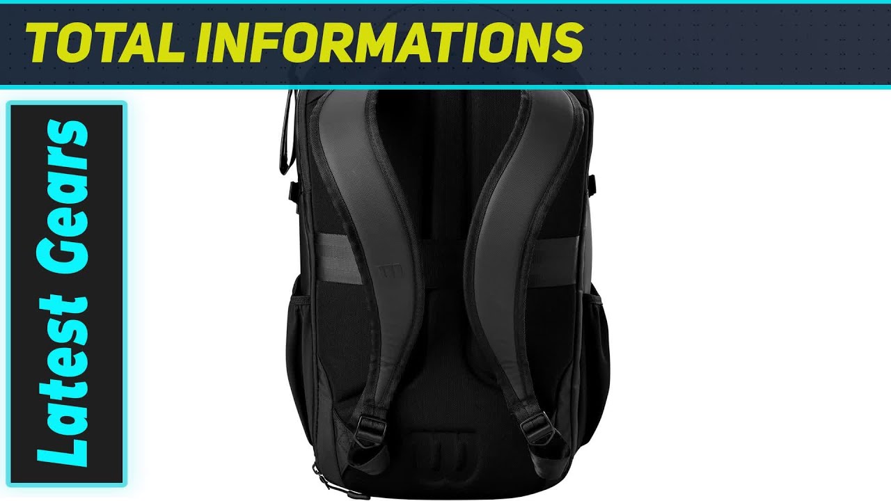 WILSON Helix: The Athlete's Amazing Travel Backpack!