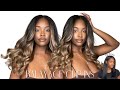 The Best Way To Blend &amp; Style Balayage Clip Ins With Black Natural Hair!! | Curls Queen