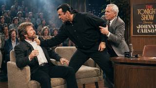 Steven Seagal Attacked Chuck Norris At The Tonight Show