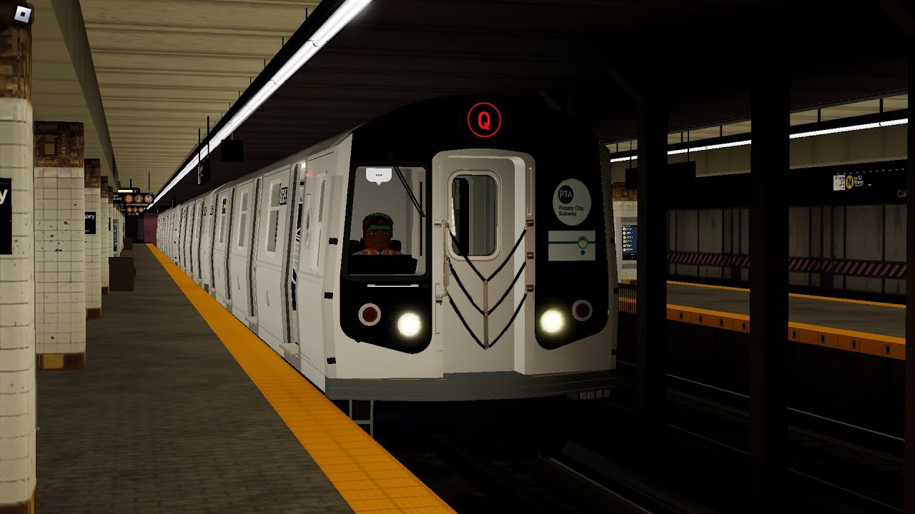 PTA Subway, Alberta Turnpike bound R143 Siemens Q train at Calgary ...