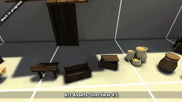 Unity RPG tech demo - Week 33: Art Assets Overview #1 - Subvert Games