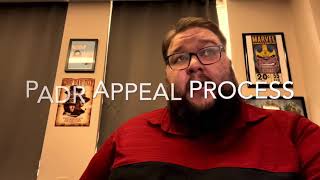PADR Appeal Process